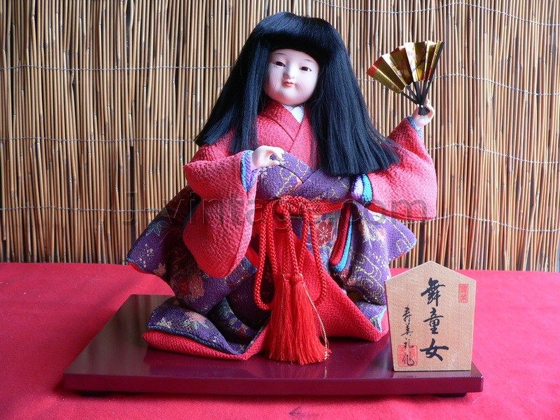 Beautiful ICHIMATSU 30cm DOLL Japanese GEISHA FURISODE  