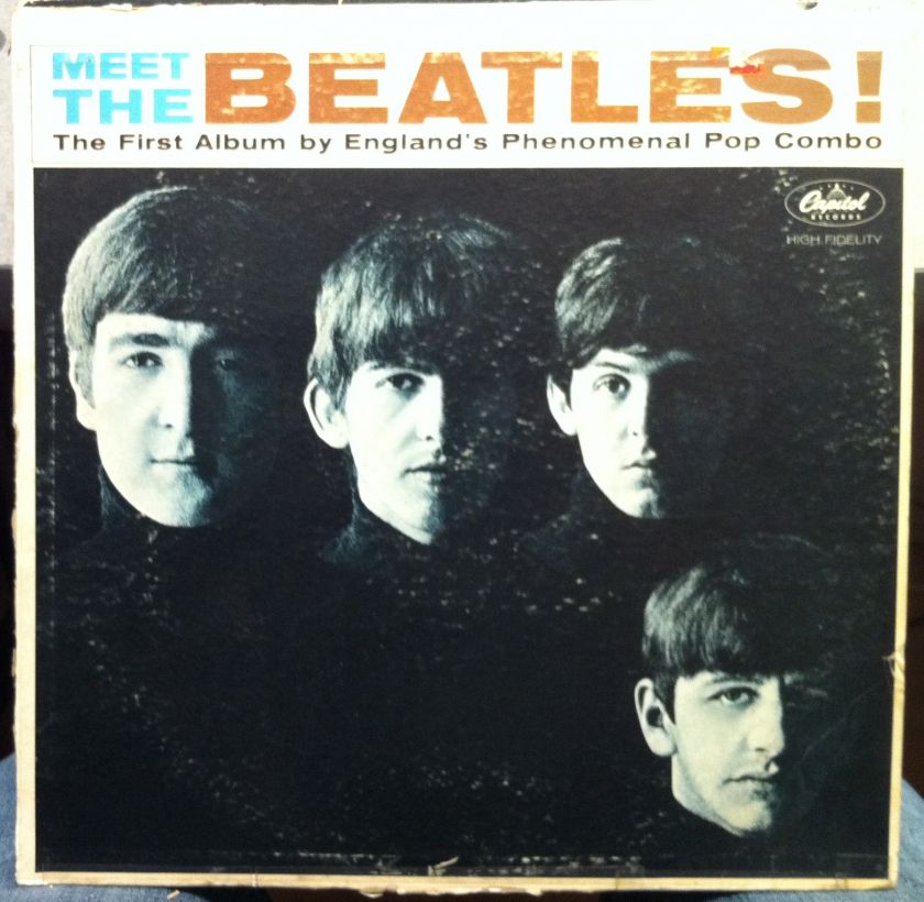   BEATLES meet the LP T 2047 Mono Rare 2 BMI Credits Only 1964  