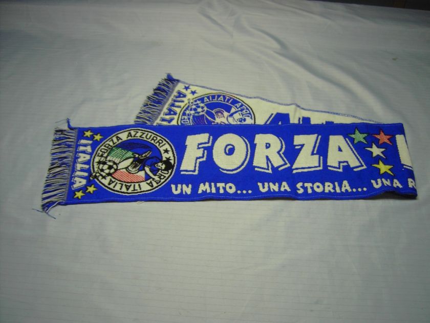 FORZA AZZURRI ITALIA Soccer Neck Muffler Wrap  