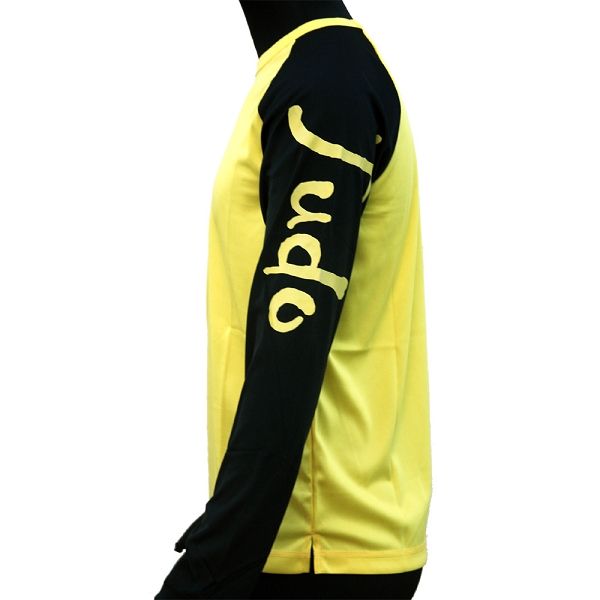 Adidas Judo Lycra Rashguard Yellow Shirt  