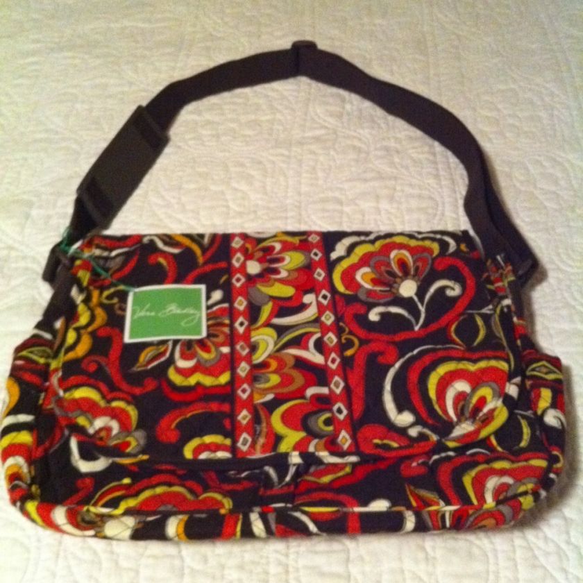 NWT Vera Bradley Puccini Messenger Bag Laptop Case  