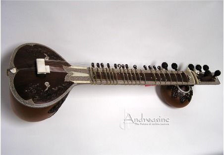 PROFESSIONAL SITAR RKS Radha Krishna #104   BLEMISHED  