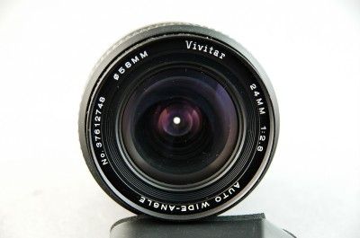 Minolta MD fit 24mm f2.8 Vivitar lens, mint   