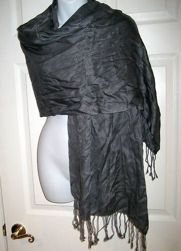 NEW Collection 18 gunmetal/silver rayon/metallic wrap  