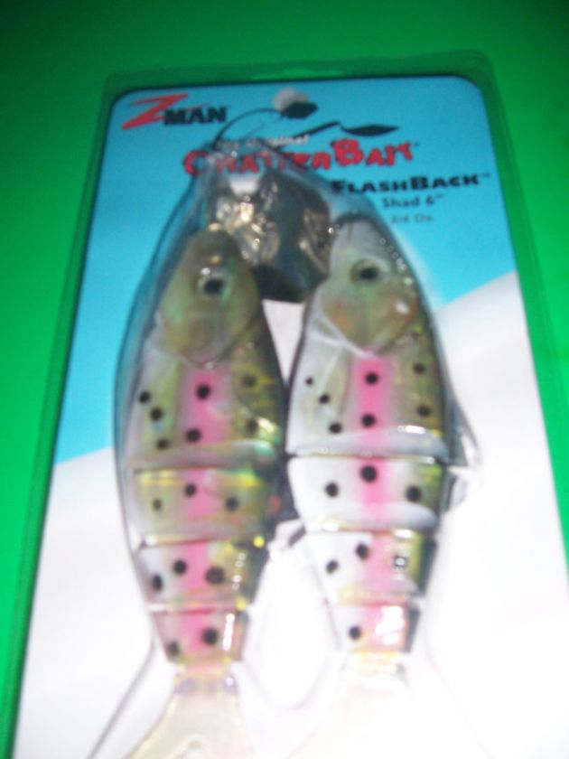 ZMan ChatterBait Flashback Shad Fishing Lures 3/4oz  