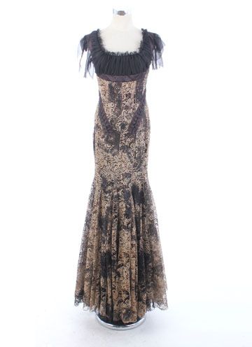 ALEXANDER MCQUEEN FASHION SHOW LACE DRESS IT40 NEW  