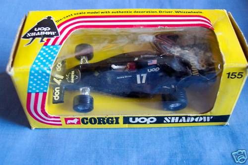 VINTAGE CORGI 155 UOP SHADOW F1 RACING CAR BOXED  