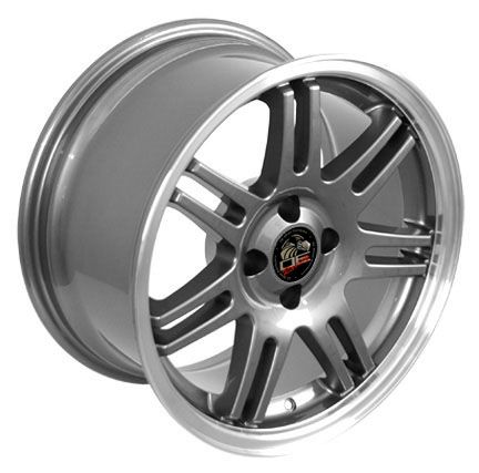 17 Rim Fits Mustang® 10th Ann 4 Lug Wheels Gunmtl  