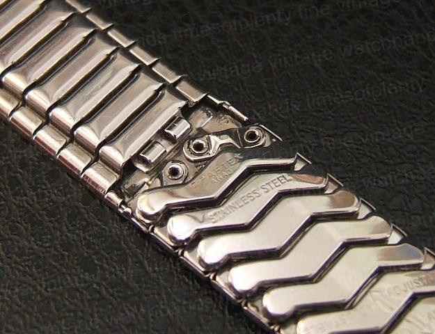 NOS 21/32 Craftex Stainless deluxe Vintage Watch Band  