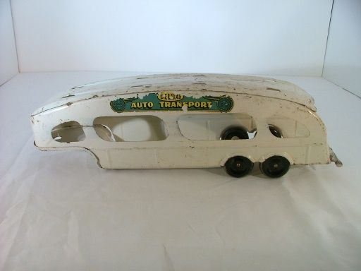 Marx Deluxe Auto Transport Trailer Semi Mar Toys  