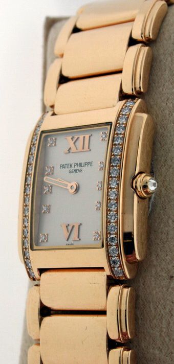 Patek Philippe Twenty 4 4910/11R White Dial 18k Rose Gold $42,700.00 