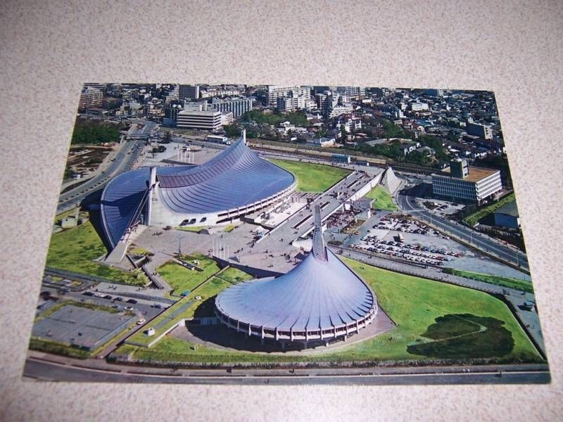 YOYOGI SPORTS CENTER TOKYO OLYMPIC GAMES SITE POSTCARD  