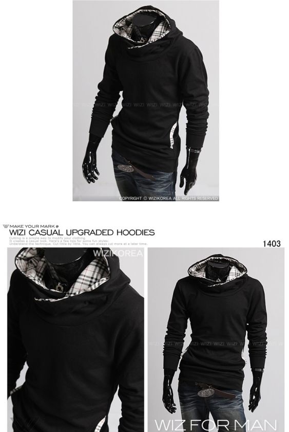   ON MOON FANCYQUBE CASUAL MENS SWEATSHIRT PULLOVER HOODIE 1392  