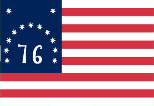 US REVOLUTION BENNINGTON 1776 FLAG FRIDGE MAGNET 01  