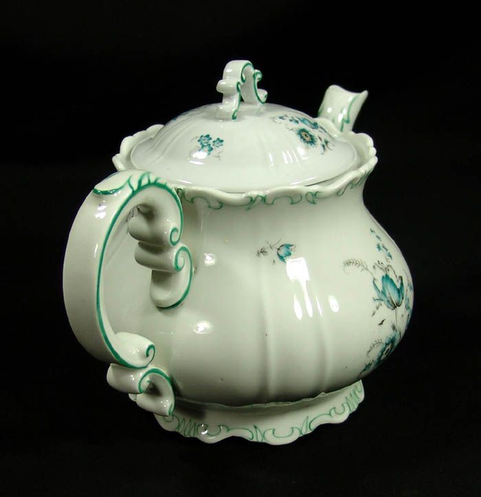 VINTAGE ZSOLNAY PECS HUNGARY PORCELAIN TEA COFFEE POT  