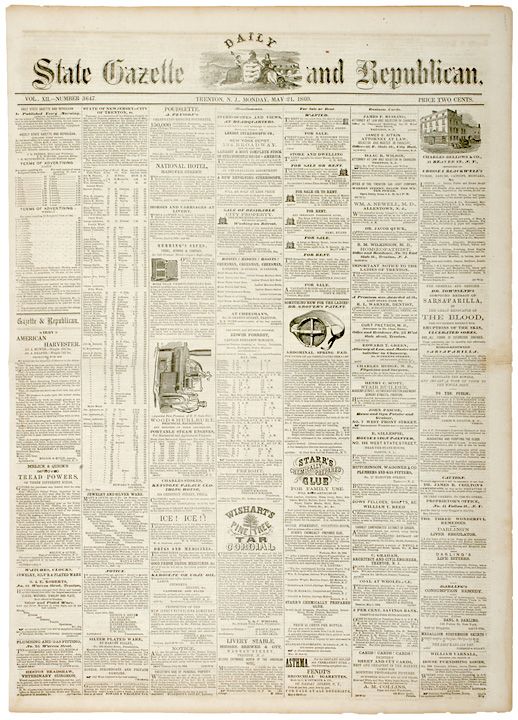 1860 Dated Nomination Abraham Lincoln   President  