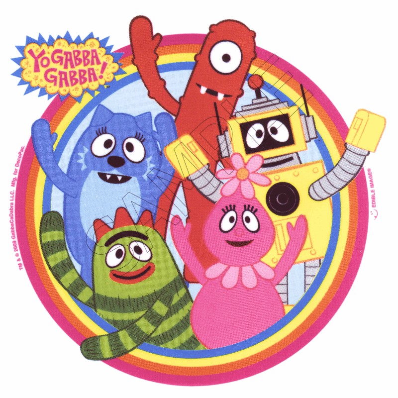 Yo Gabba Gabba Edible Cake Topper Decoration Image  