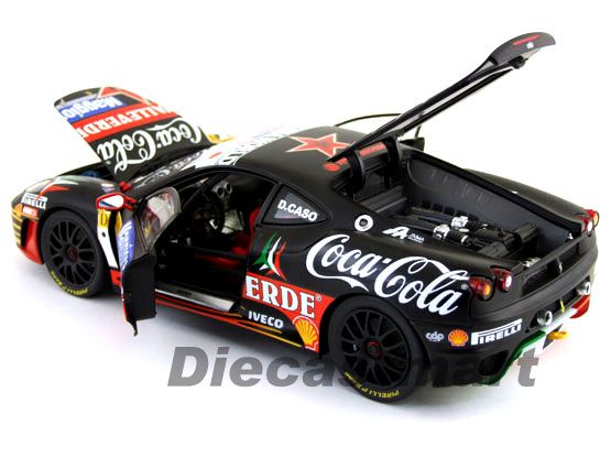 HOTWHEELS ELITE 118 FERRARI 2007 F430 COCA COLA #16  