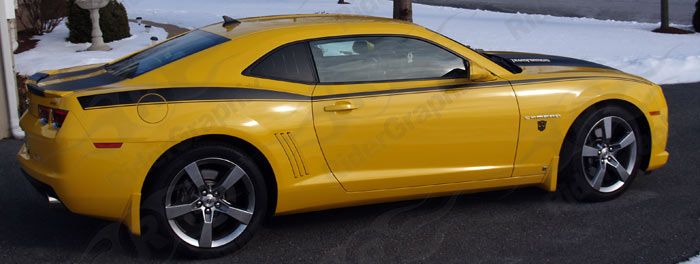 2010 & Up Chevrolet Camaro Full Upper Side Stripes  