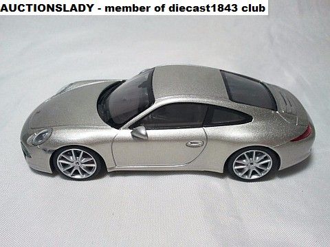 43 Minichamps Porsche 911 991 Carrera S 2011 2012 Silver Silber 