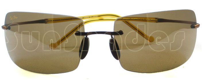 NEW MAUI JIM THOUSAND PEAKS 517 21H AMBER SUNGLASSES  