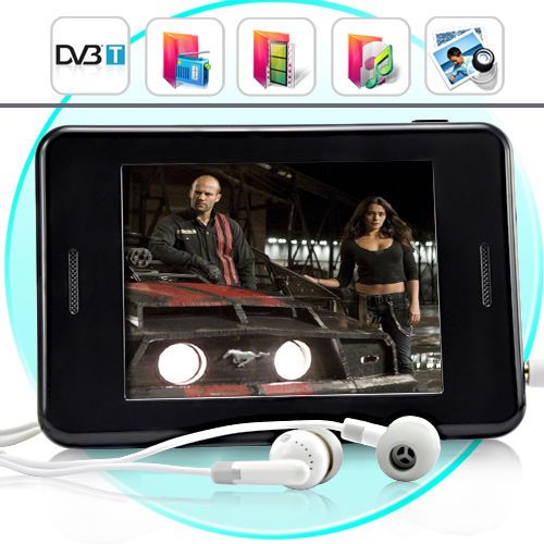 New in Box MP6 Player with 3.5 Inch Touchscreen + DVB T  