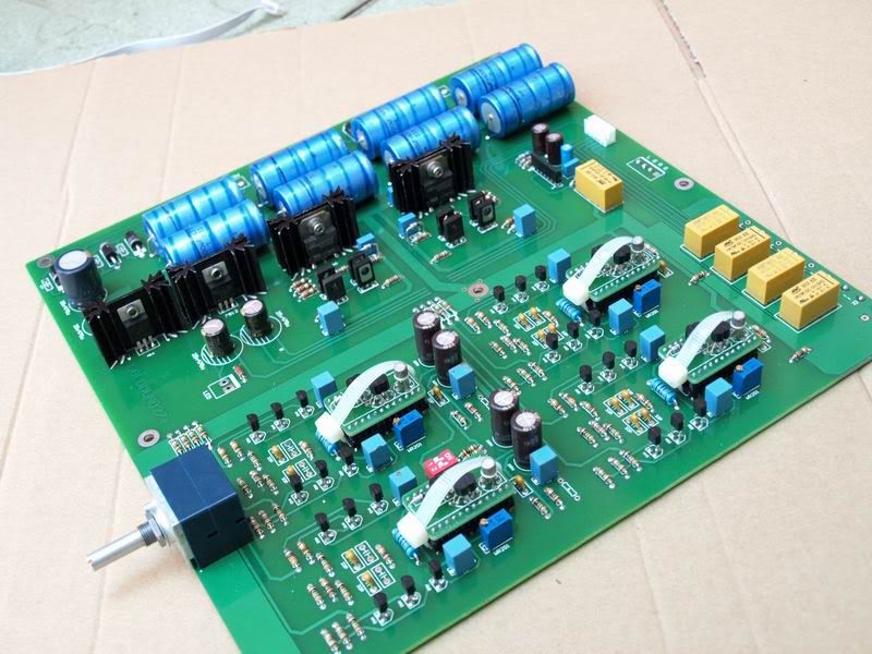 Hiend pre amp borad base on GOLD MUND 27+ assembled  