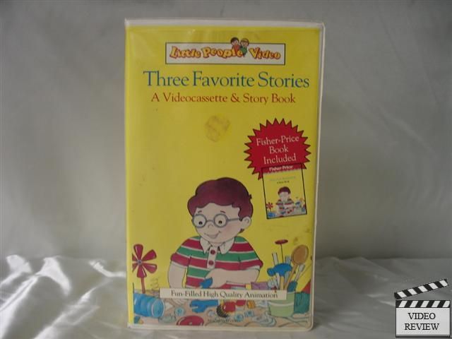 Little People   Three Favorite Stories VHS no book  