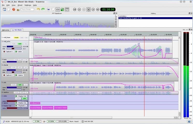 effects to each song or to all songs by using the album mixer and burn 