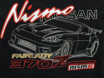 POLO Shirt Nissan Fairlady 370z VQ37VHR BLK NIS005 BB  