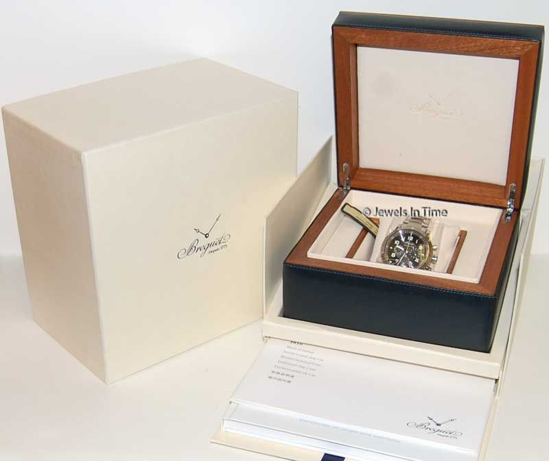 Breguet Type XXI 3810 Steel Chronograph Box/Papers  