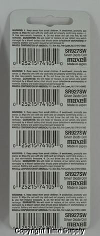 maxell 395 SR927SW SR927 V395 D395 LA Watch Battery  