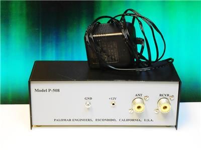 Palomar P 508 Active Preselector preamplifier with adjustable gain 