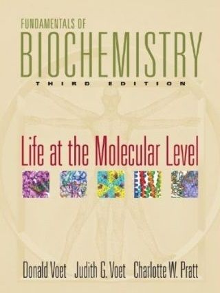 Fundamentals of Biochemistry 3E Judith G Voet Charlotte W Pratt 3rd 