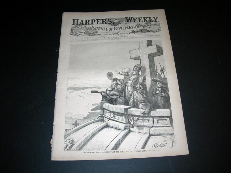 Harpers Weekly   October 1, 1870 ICELAND HAMBURG  