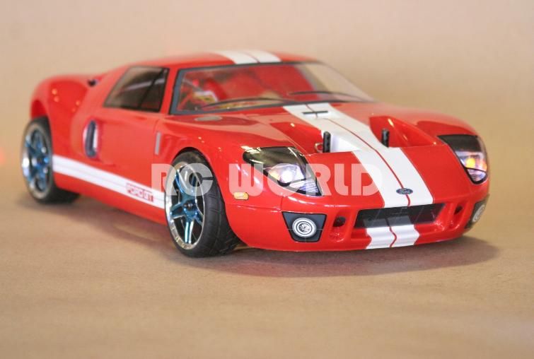 10 RC FORD GT GT40 RACE CAR BRUSHLESS RTR  BRAND NEW  40 MPH++ 