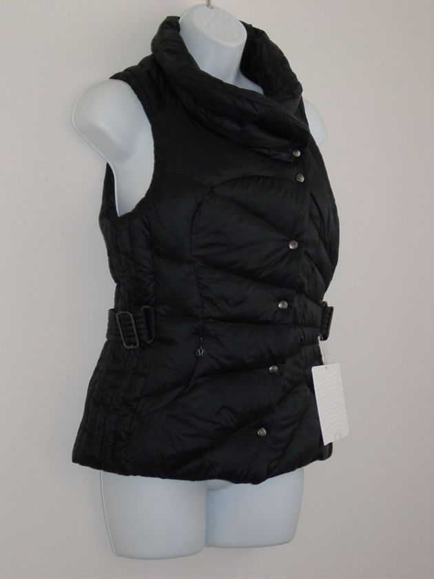 New LULULEMON Athletica Black Reversible Get Down Vest 4  