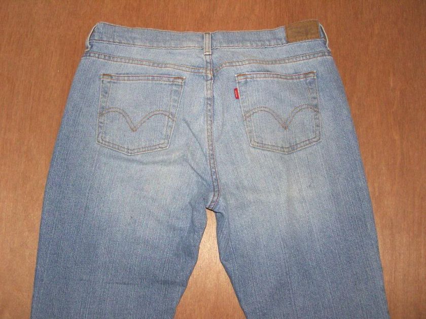 Womens Levis 505 Straight leg jeans size 12 L Stretch  