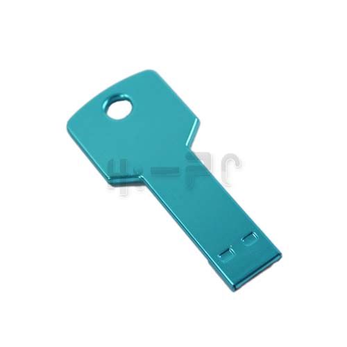 2pcs 1GB Metal Key USB Flash Memory Drive Black+Blue  