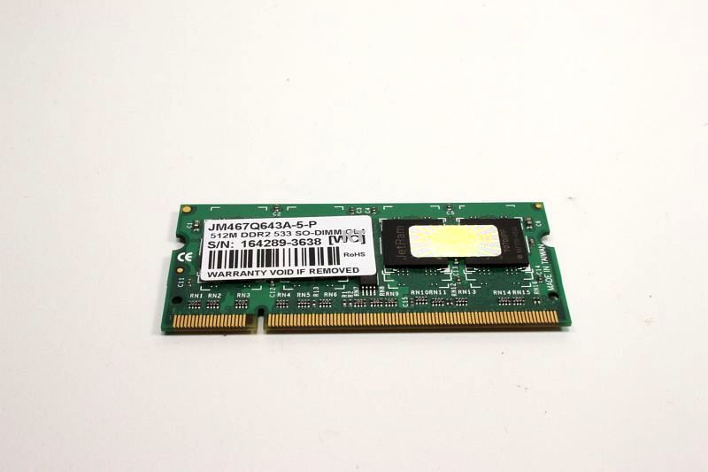 Gateway MA7 Transcend Memory Ram 512mb DDR2 533 CL4 SO DIMM JM467Q643A 
