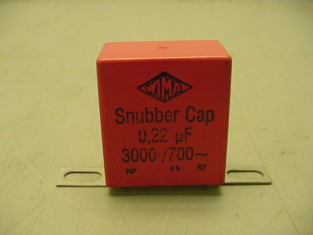 WIMA Snubber Capacitors 0,22uF 3000/700~ 5%  