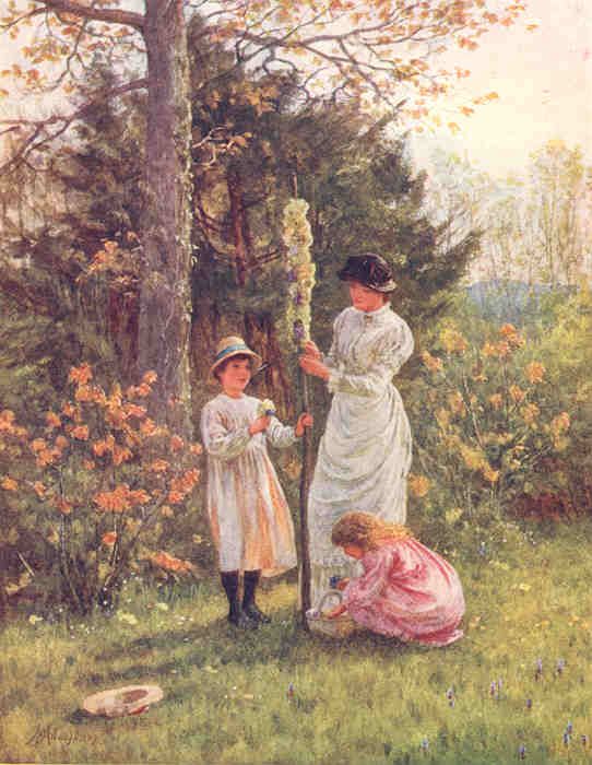 worldwide artist helen allingham scan ref happy england f 7893