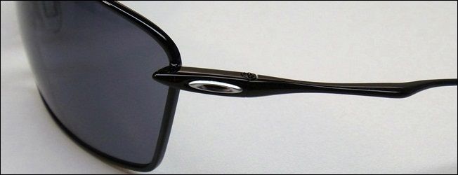 SEE PICS* Oakley MPH Square Whisker Sunglasses Polished Black/Gray 