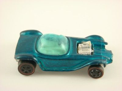 1969 Hot Wheels   BEATNIK BANDIT   Redline   HK   Aqua   #6217  