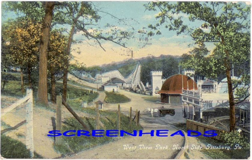 1911 WEST VIEW PARK NORTH SIDE PITTSBURGH PA. POSTCARD  