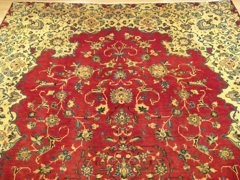 8x12 Beautiful Handmade Persian Royal Kashan Wool Rug  