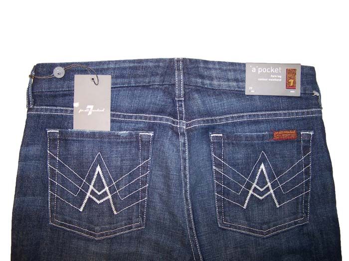 Seven 7 For all Mankind A Pocket Jeans 29 NYD NWT   