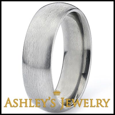 Titanium Rings Wedding Band 7mm Wide Ring Size 13  