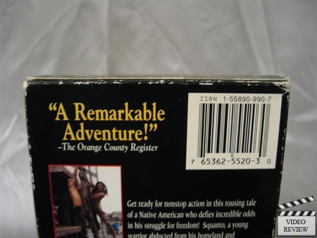 Squanto A Warriors Tale VHS Adam Beach; Disney Video 765362552030 