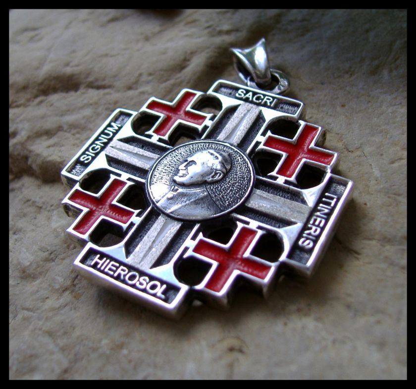 AJS © JERUSALEM CROSS PENDANT VATICAN UNIQUE (W13)  